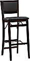 Linon Keira Faux Leather Folding Barstool, Espresso 1 thumbnail image