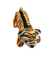 Office Depot® Brand Plush Animal Pencil Pouch, 11" x 4", Tiger
