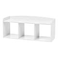 IRIS Kids' Storage Bench, 17-1/8"H x 13-7/16"W x 39-15/16"D, White