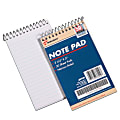 SKILCRAFT Mini Memo Pads, 3 1/4" x 5 1/2", White, Pack Of 12 (AbilityOne 7530-01-454-7392)