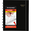 AT-A-GLANCE® Move-A-Page Academic 2025-2026 Weekly Monthly Appointment Book Planner, Black, Large, 9" x 11" 1 thumbnail image