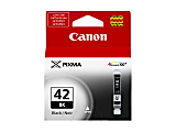 Canon® CLI-42 ChromaLife 100+ Black Ink Tank, 6384B002