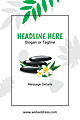 Custom A-Frame Sign, Spa Stones Green 1 thumbnail image