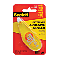 Scotch® Adhesive Dot Roller, Patterned, 0.27" x 26', Yellow Stars