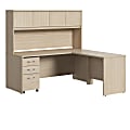 Bush Business Furniture Studio C 72"W L-Shaped Desk With Hutch And Mobile File Cabinet, Natural Elm, Standard Delivery 1 thumbnail image