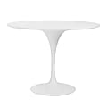 Eurostyle Astrid Dining Table, 28-1/2"H x 39-1/2"W x 39-1/2"D, Matte White