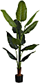 Monarch Specialties Kira 59”H Artificial Plant With Pot, 59”H x 27-1/2”W x 25-1/2"D, Green