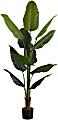 Monarch Specialties Kira 59”H Artificial Plant With Pot, 59”H x 27-1/2”W x 25-1/2"D, Green 1 thumbnail image