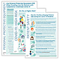 ComplyRight™ Healthcare Professionals COVID-19 Posters, English, Set Of 3 Posters
