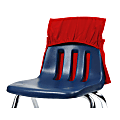 Victor Seat Sack® Chair Cover Classroom Pack, 10" x 17", Red, Pack Of 25 Pockets 1 thumbnail image