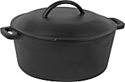 Commercial Chef 5-Quart Cast Iron Dutch Oven, Black 1 thumbnail image