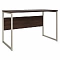 Bush® Business Furniture Hybrid Computer Table Desk With Metal Legs, 48"W x 24"D, Black Walnut, Standard Delivery 1 thumbnail image