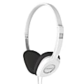 Koss KPH8 On-Ear Headphones, White, 195687.101