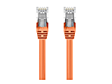 Belkin - Patch cable - RJ-45 (M) to RJ-45 (M) - 15.2 cm - 0.2 in - UTP - CAT 6 - molded, snagless, stranded - orange 1 thumbnail image
