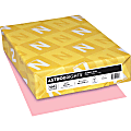 Astrobrights® Color Multi-Use Printer & Copy Paper, 1 Ream, Pink, Letter (8.5" x 11"), 500 Sheets Per Ream, 24 Lb, 94 Brightness 1 thumbnail image