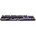 Mad Catz The Authentic S.T.R.I.K.E. 2 Membrane Gaming Keyboard - Black - Cable Connectivity Multimedia Hot Key(s) - Membrane Keyswitch