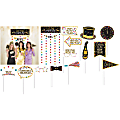 Amscan 671228 New Year's Colorful Confetti Photo Booth Kit, 39"H x 13-1/2"W, Multicolor