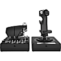 Logitech G X56 H.O.T.A.S. RGB Throttle and Stick Simulation Controller - Cable - USB - PC - Black 1 thumbnail image