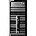 HP Business Desktop ProDesk 405 G1 Desktop Computer - AMD E-Series E1-2500 1.40 GHz - 4 GB DDR3 SDRAM - 500 GB HDD - Windows 7 Professional 64-bit (English) upgradable to Windows 8.1 Pro - Micro Tower - Black - TAA Compliant