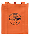 Custom Mammoth Reusable Promotional Grocery Tote Bag With Reinforced Handles, 15" x 13" x 10", Assorted Colors
