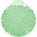 Fresh Products Tidal Wave Urinal Screens - Lasts upto 60 Days - Splash Reducer, Odor Control - 6 / Box - Green 1 thumbnail image
