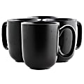 Our Table Landon 4-Piece Round Stoneware Mug Set, 15 Oz, Pepper 1 thumbnail image