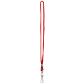 Office Depot® Brand Lanyards, Red, Pack Of 10 1 thumbnail image