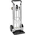 Cosco 4-in-1 Folding Series Hand Truck - 1000 lb Capacity - 4 Casters - x 18.7" Width x 19.7" Depth x 48.3" Height - Black - 1 Each