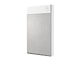 Seagate Backup Plus Ultra Touch STHH2000402 - Hard drive - encrypted - 2 TB - external (portable) - USB 3.0 - 256-bit AES - white 1 thumbnail image