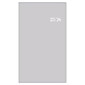 2025-2026 Blue Sky Monthly Stapled Planner, 3-5/8” x 6-1/8”, Gray, January To December