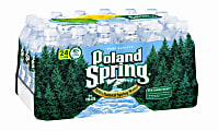 Poland Spring® Brand 100% Natural Spring Water, 16.9 Oz Bottles, Pack Of 24