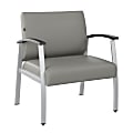 Bush Business Furniture Arrive Bariatric Waiting Room Guest Chair With Arms, Light Gray, Standard Delivery 1 thumbnail image