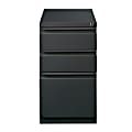 Hirsh® 20"D Vertical 3-Drawer Mobile Pedestal File Cabinet, Charcoal 1 thumbnail image