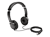Kensington Classic USB-A Headphone - Stereo - USB Type A - Wired - Over-the-head - Binaural - Circumaural - 6 ft Cable 1 thumbnail image