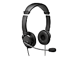 Kensington Classic USB-A Headset with Mic - Stereo - USB Type A - Wired - Over-the-head - Binaural - Circumaural - K97601WW 1 thumbnail image