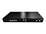 SIIG Quad-View HDMI 2.0 4K 60Hz KVM MultiView Processor - KVM / USB switch - 4 x KVM / USB - 1 local user - desktop 1 thumbnail image