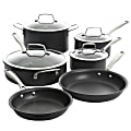 Kenmore Pro Arbor Heights 10-Piece Cookware Set, Black