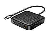 HyperDrive USB4 Mobile Dock, 8/10”H x 3-3/10”W x 3-3/10”D, Gray, HD583 1 thumbnail image