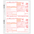 ComplyRight™ 1098 Tax Forms, Continuous, Copies A, State, B and C, 4-Part, 9" x 11", Pack Of 100 Forms 1 thumbnail image