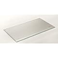 Lorell Desk Pad - Rectangular - 36" Width - Rubber - Clear