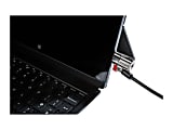 Kensington ClickSafe Keyed Laptop Lock for Wedge Security Slots - Security cable - black 1 thumbnail image