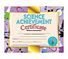 Hayes Science Achievement Certificates, 8 1/2" x 11", Multicolor, 30 Certificates Per Pack, Bundle Of 6 Packs
