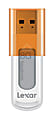 Lexar® JumpDrive® S50 USB 2.0 Flash Drive, 8GB, Orange