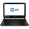 HP 215 G1 11.6" LCD Notebook - AMD A-Series A6-1450 Quad-core (4 Core) 1 GHz - 4 GB DDR3 SDRAM - 320 GB HDD - Windows 7 Professional 64-bit - 1366 x 768 - Silver