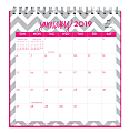 Blue Sky™ Monthly Desk Calendar, 6" x 6", Ollie, January to December 2019 1 thumbnail image