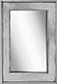 PTM Images Framed Mirror, Bone Wood, 36"H x 24"W, Stone Gray 1 thumbnail image