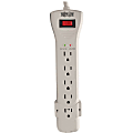 Tripp Lite 7-Outlet Surge Protector Power Strip, 15' Cord, Gray