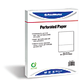 PrintWorks Professional Pre-Perforated Paper for Invoices, Statements, Gift Certificates & More, Letter Size Paper, 24 Lb, White, 500 Sheets Per Ream 1 thumbnail image