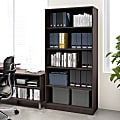 WorkPro® Motiva Tall 71"H 5-Shelf Bookcase, Storm Gray, Standard Delivery 1 thumbnail image