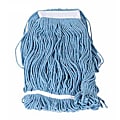 Winco Looped-End Mop Head, 32 Oz, Blue 1 thumbnail image
